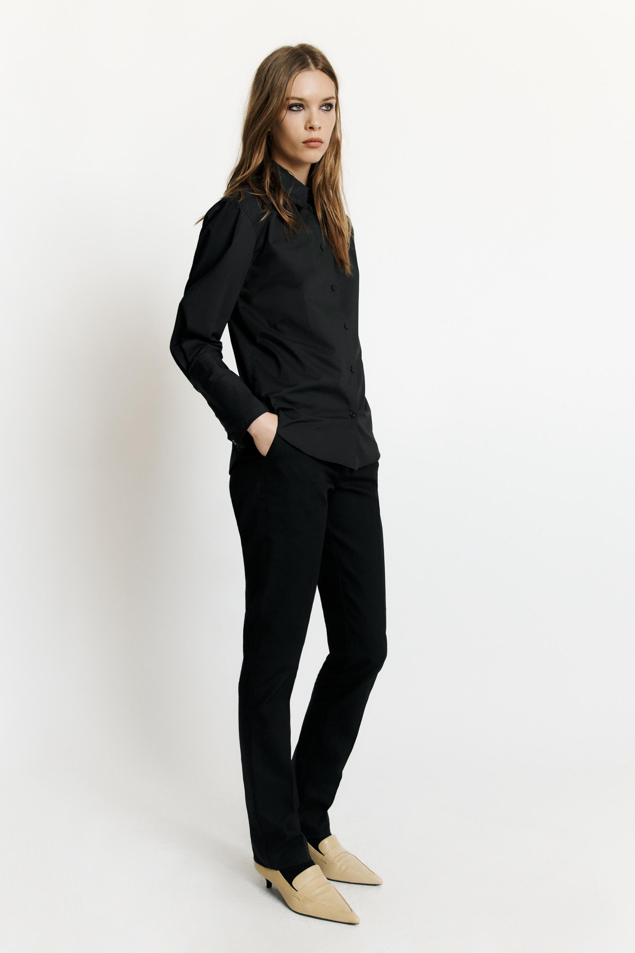 STRAIGHT-FIT PANTS WITH BELT LOOPS