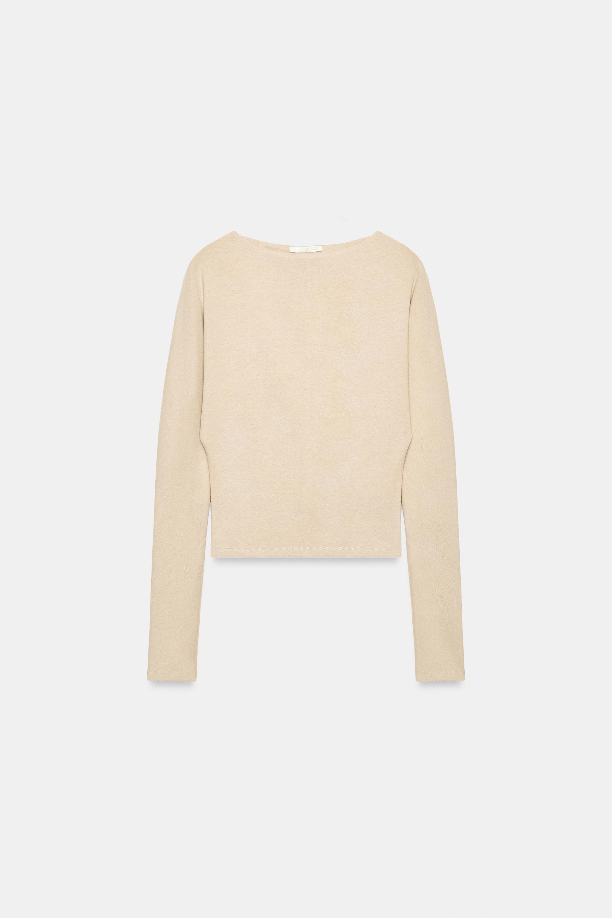 FITTED LONG SLEEVE T-SHIRT - thumbnail 6