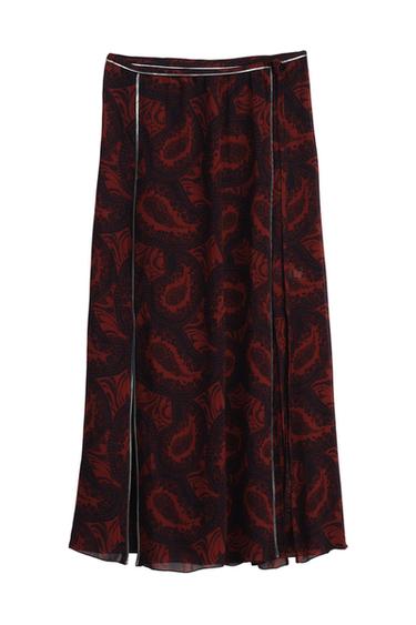 PRINTED MIDI SKIRT - LIMITED EDITION