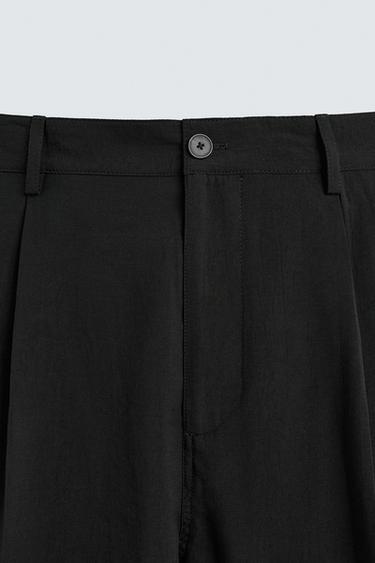FLOWING SUIT TROUSERS - Black by Zara - Image 7