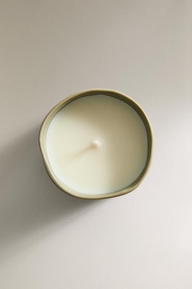 (150 G) NEROLI SCENTED CANDLE - Lemon yellow by Zara - Image 3
