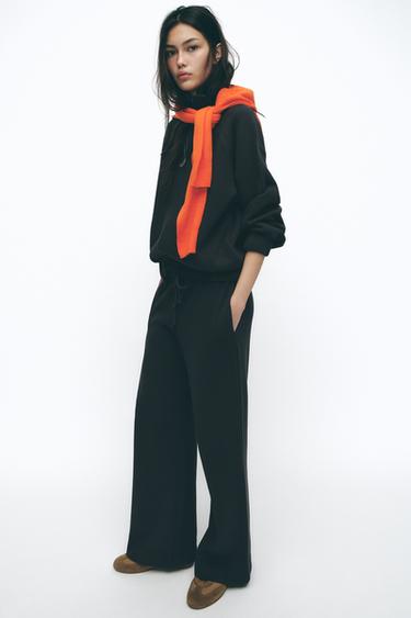 SOFT ZIP-UP SWEATSHIRT - Charcoal by Zara