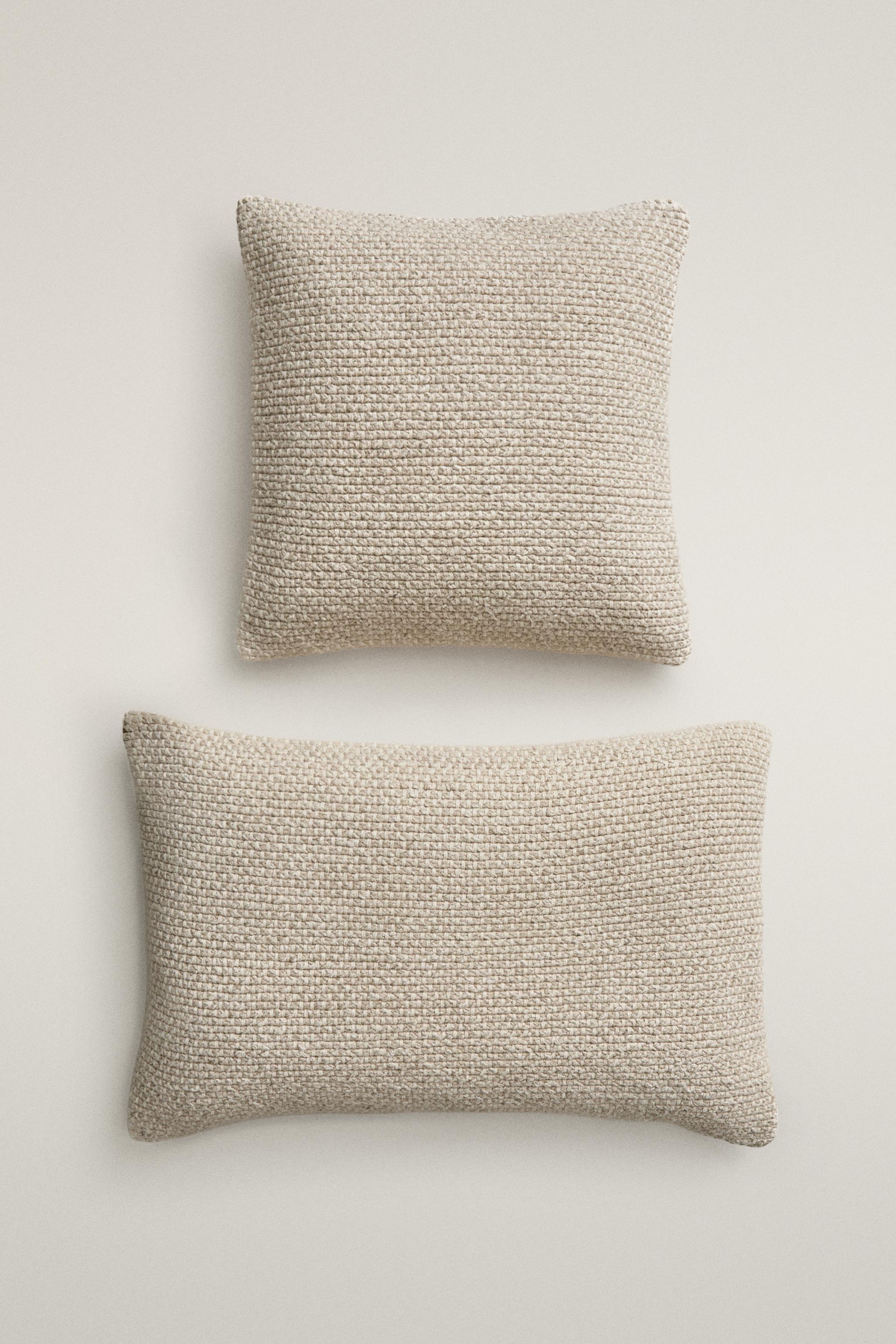 HOUSSE DE COUSSIN TRESSÉE