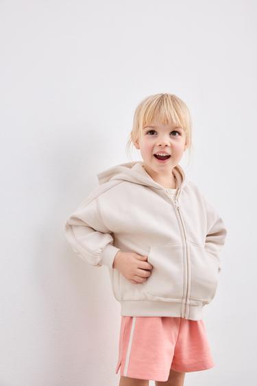 QUẦN SHORT PHỐI DẢI TRANG TRÍ HAI BÊN - San hô từ Zara