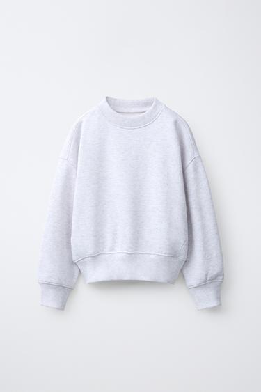 PLAIN JOGGING SWEATSHIRT - Grey marl by Zara
