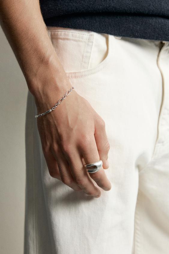 HOLLOW METAL RING - Silver by Zara - Image 0