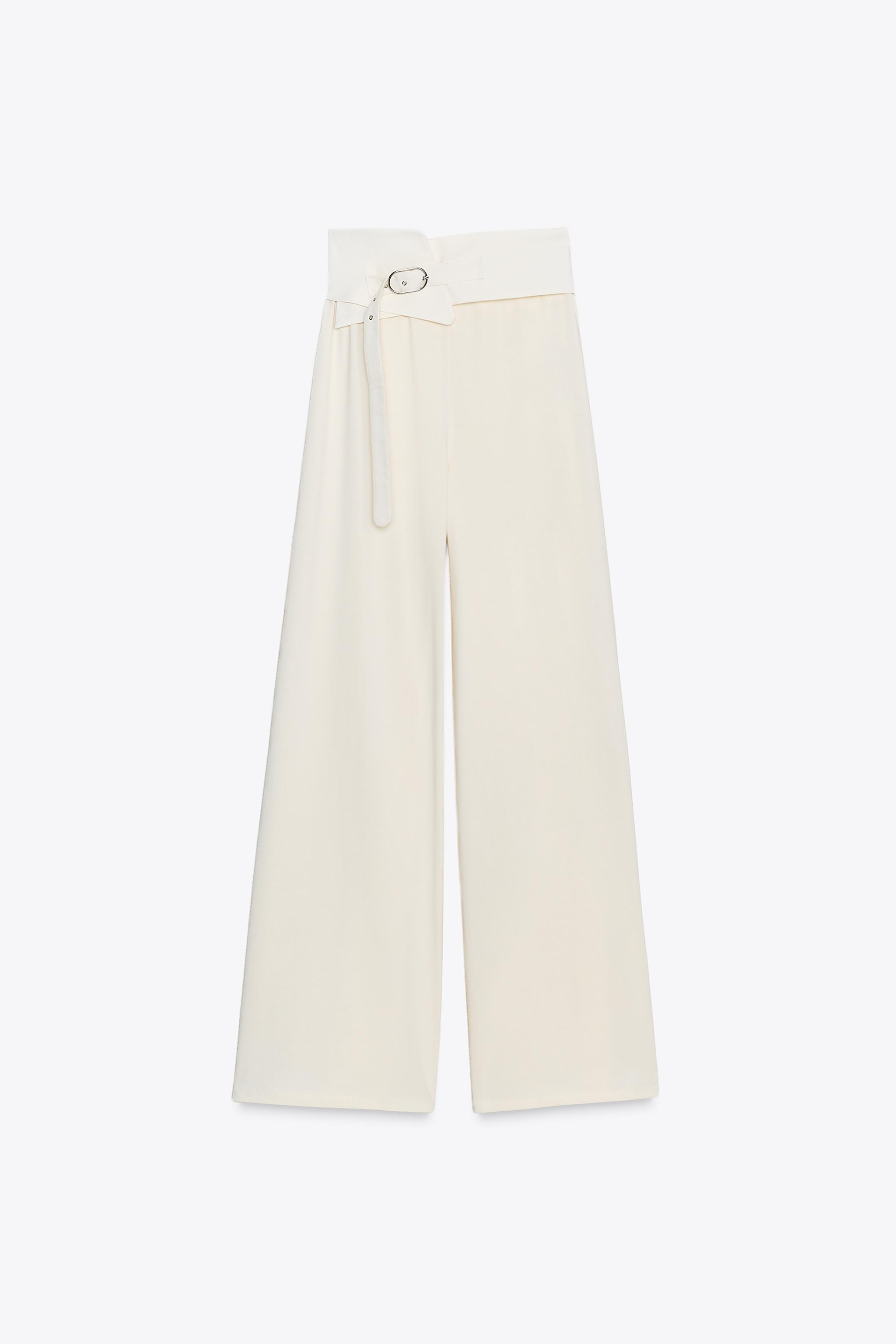 美品　SEEALL BELTED PANTS コットン　2 ベージュ SEEALL 