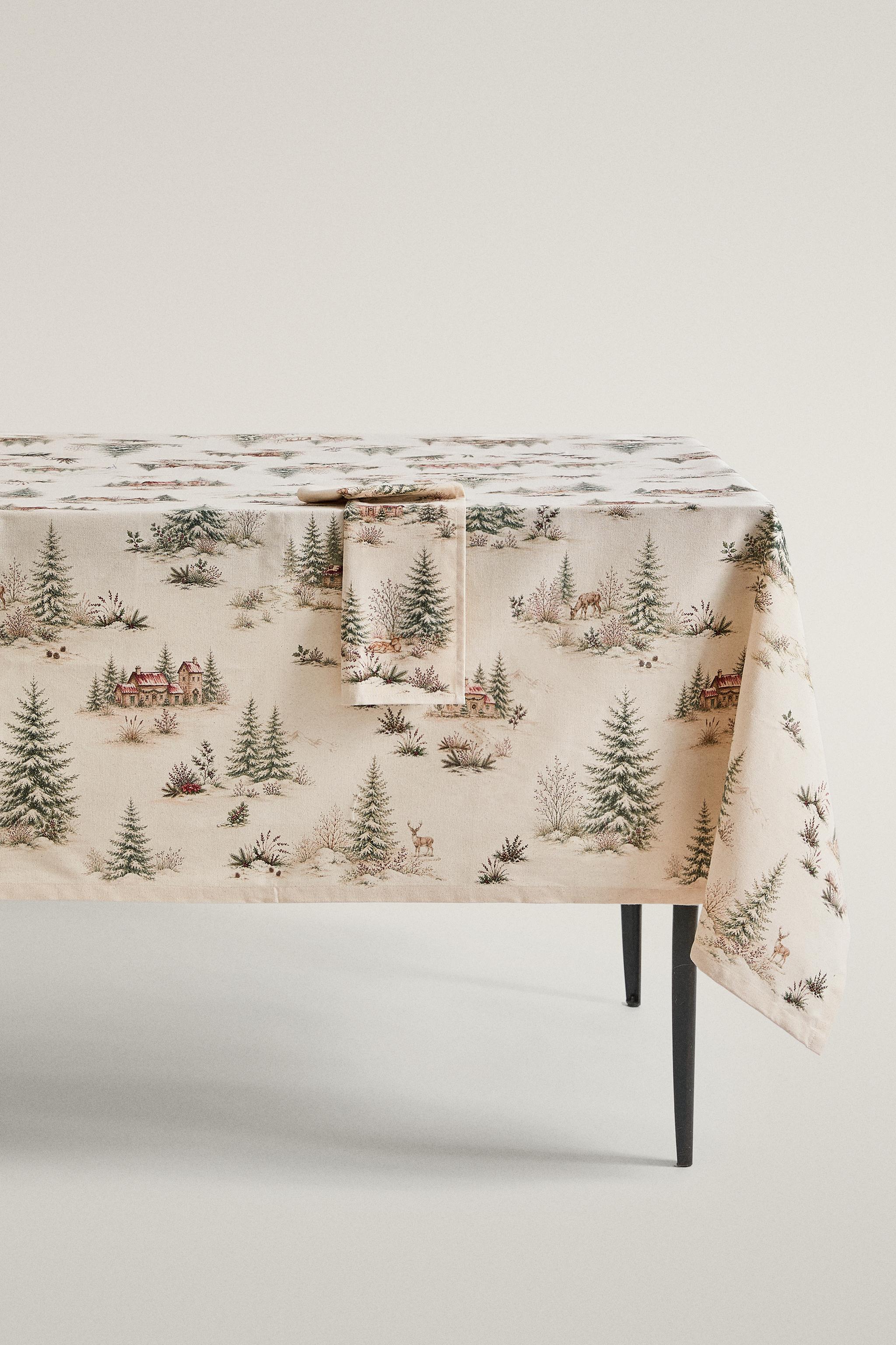 NAPPE COTON TOILE DE JOUY NOËL