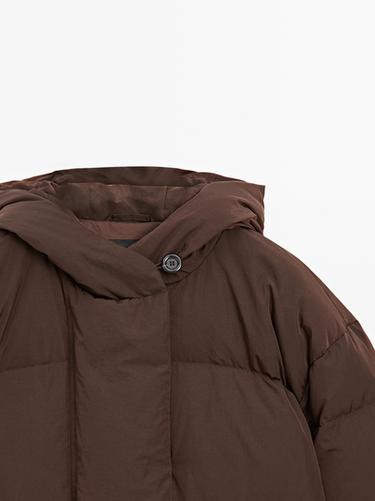 Chaqueta acolchada capucha water repellent - varios de Zara