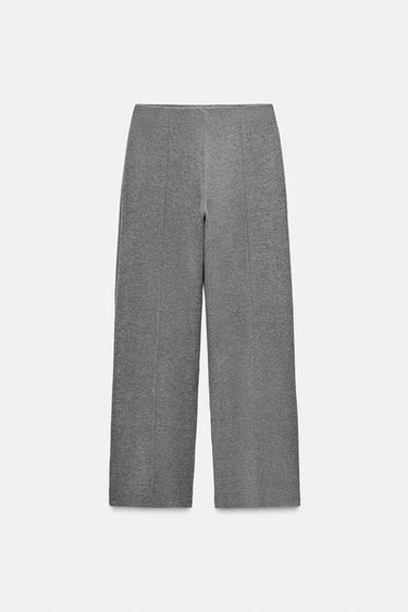 PANTALÓN RECTO SOFT - Gris antracita de Zara