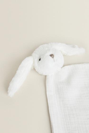 CHILDREN’S BUNNY CUDDLY SOFT TOY - White by Zara - Image 1