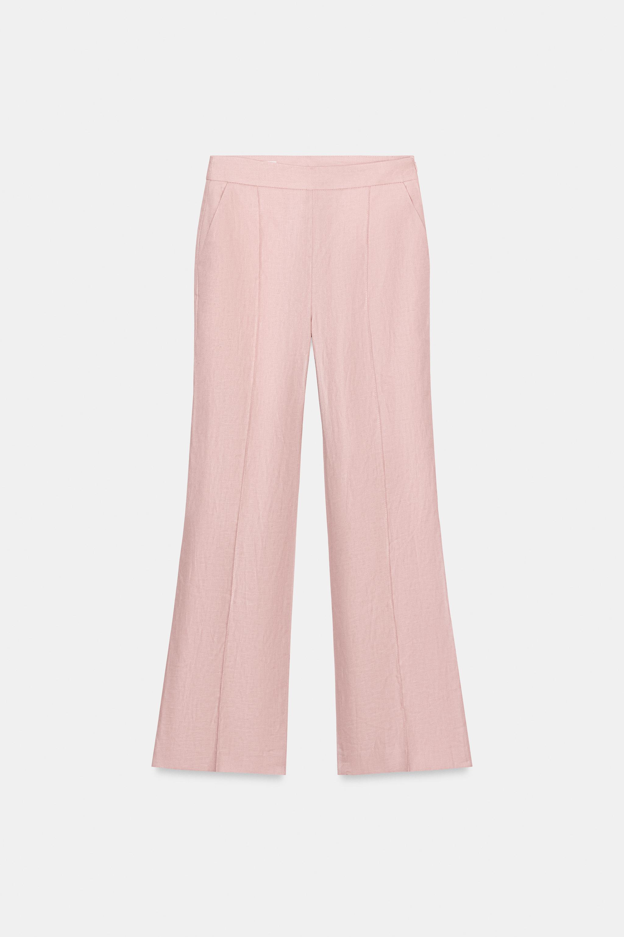 PANTALON DROIT 100% LIN