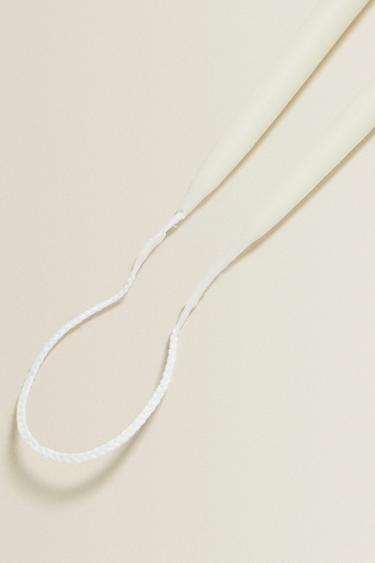 BOUGIE DÉCORATIVE LONGUE (LOT DE 2) - Blanc de Zara - Image 2