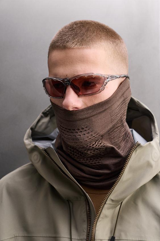 WOOL BLEND NECK WARMER