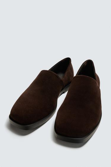 LIMITED EDITION LEATHER SHOES - Brown by Zara - Image 4