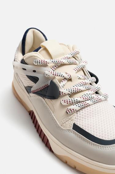 DENIM-EFFECT TRAINERS - Multicoloured by Zara - Image 3