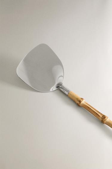 BAMBOO AND STEEL SPATULA - Steel by Zara - Image 2