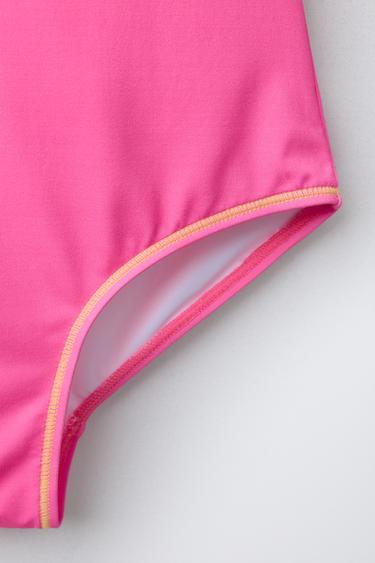 6-14 YEARS/ HELLO KITTY © SANRIO FRUIT SWIMSUIT - Fuchsia by Zara - Image 3