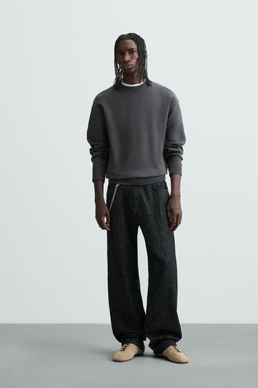 JERSEY ESTRUCTURA SOFT - Gris antracita de Zara - Imagen 0