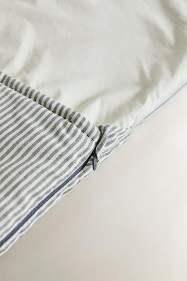 NID D’ANGE COTON RAYURES - Gris de Zara - Image 3