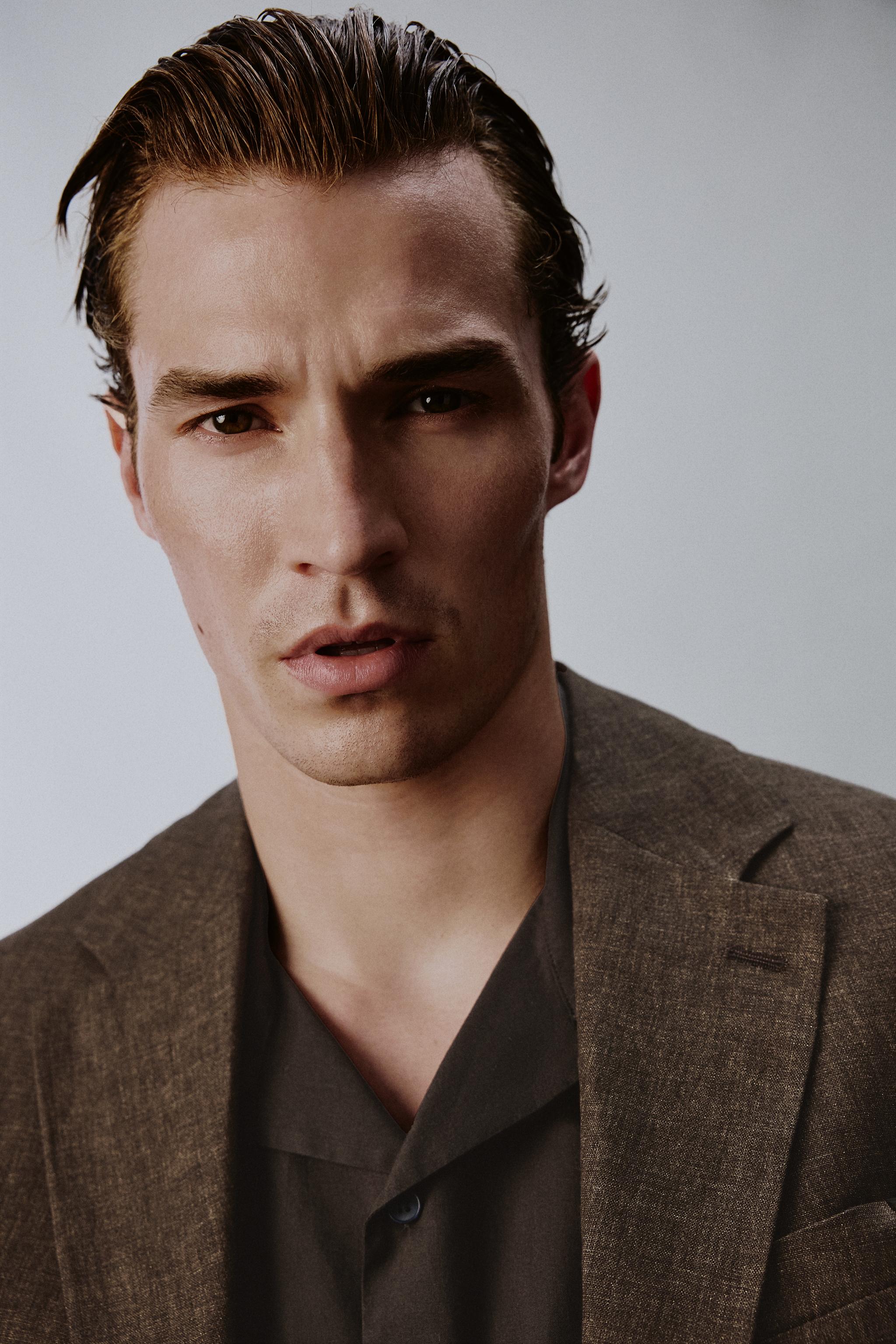100% LINEN SUIT JACKET