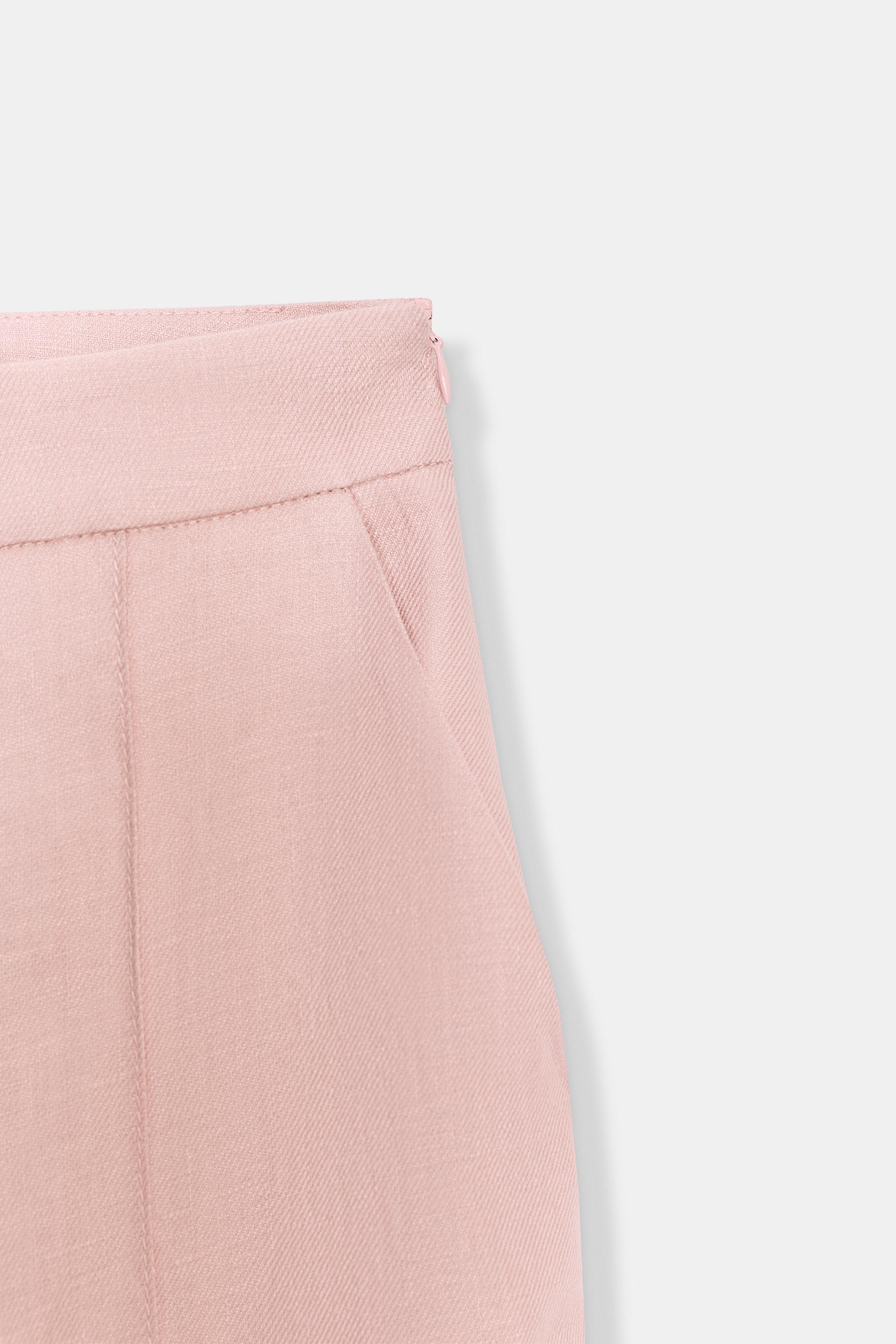 PANTALON DROIT 100% LIN