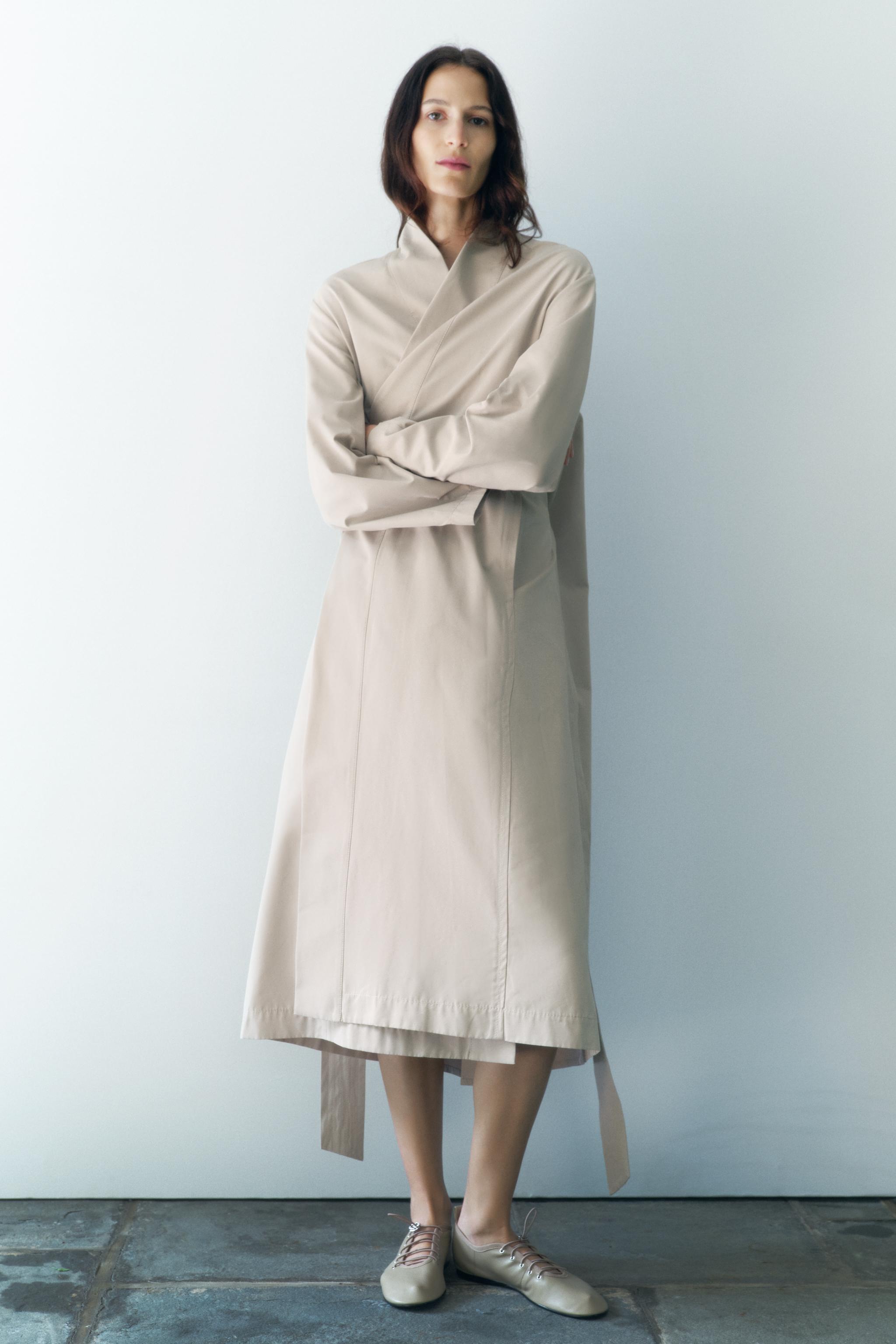 ZW COLLECTION KIMONO TRENCH COAT