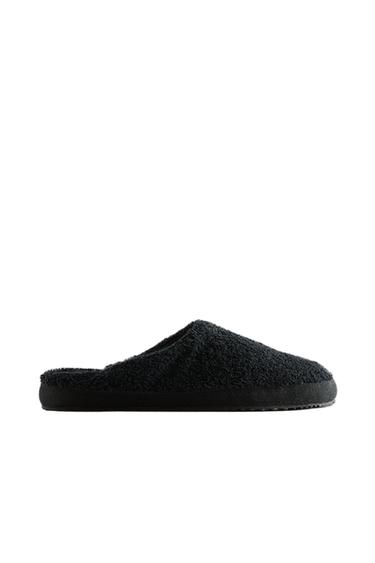 ZAPATILLA DESTALONADA TOALLA BAÑO - Negro de Zara