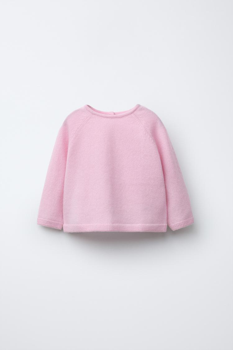 Zara Store Zara Kids Pull PULL EN MAILLE UNIE Vert ZARA France