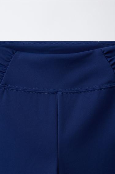 CAPRI TROUSERS - Navy blue by Zara - Image 2
