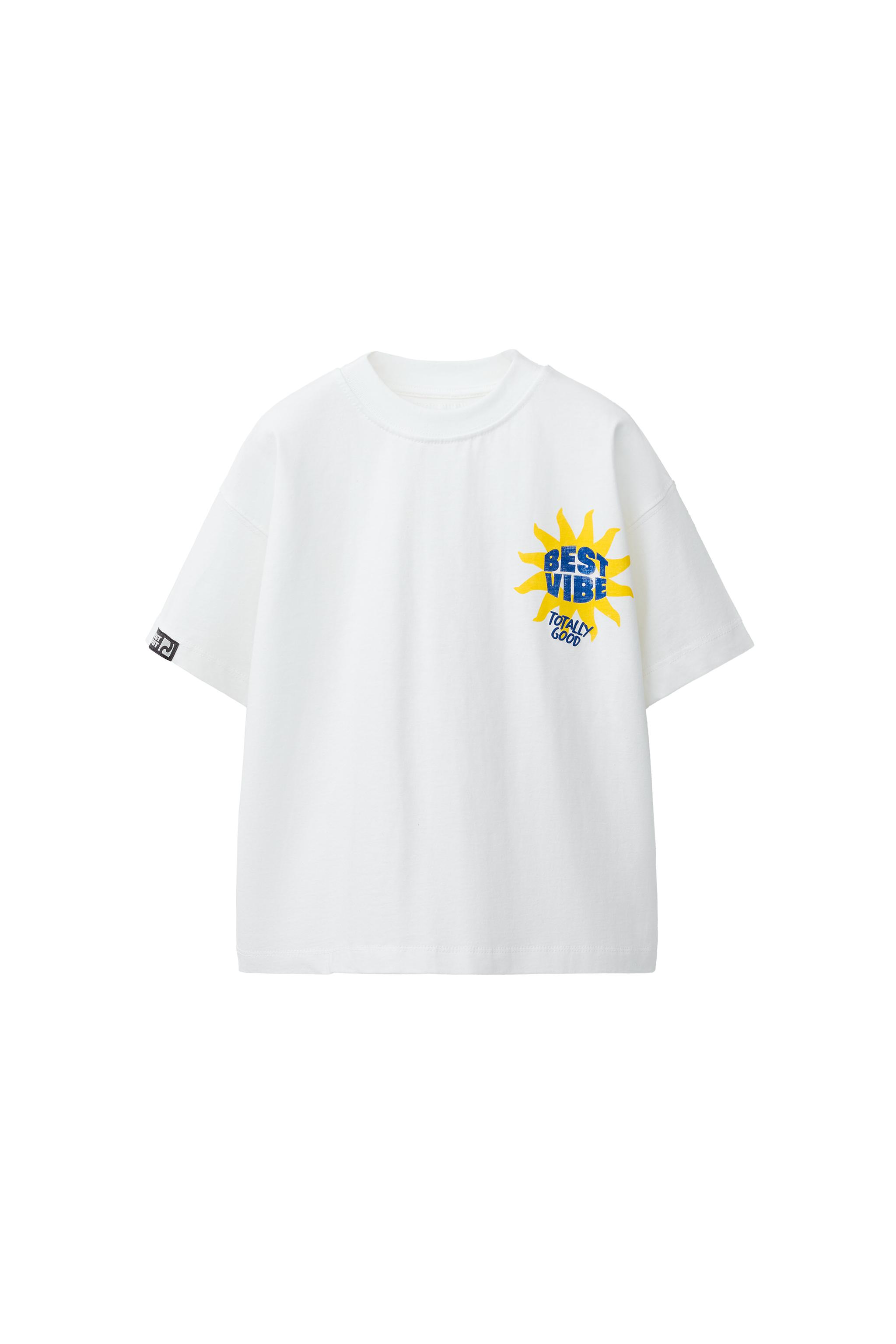 SURFER PRINT T-SHIRT - White | ZARA United States