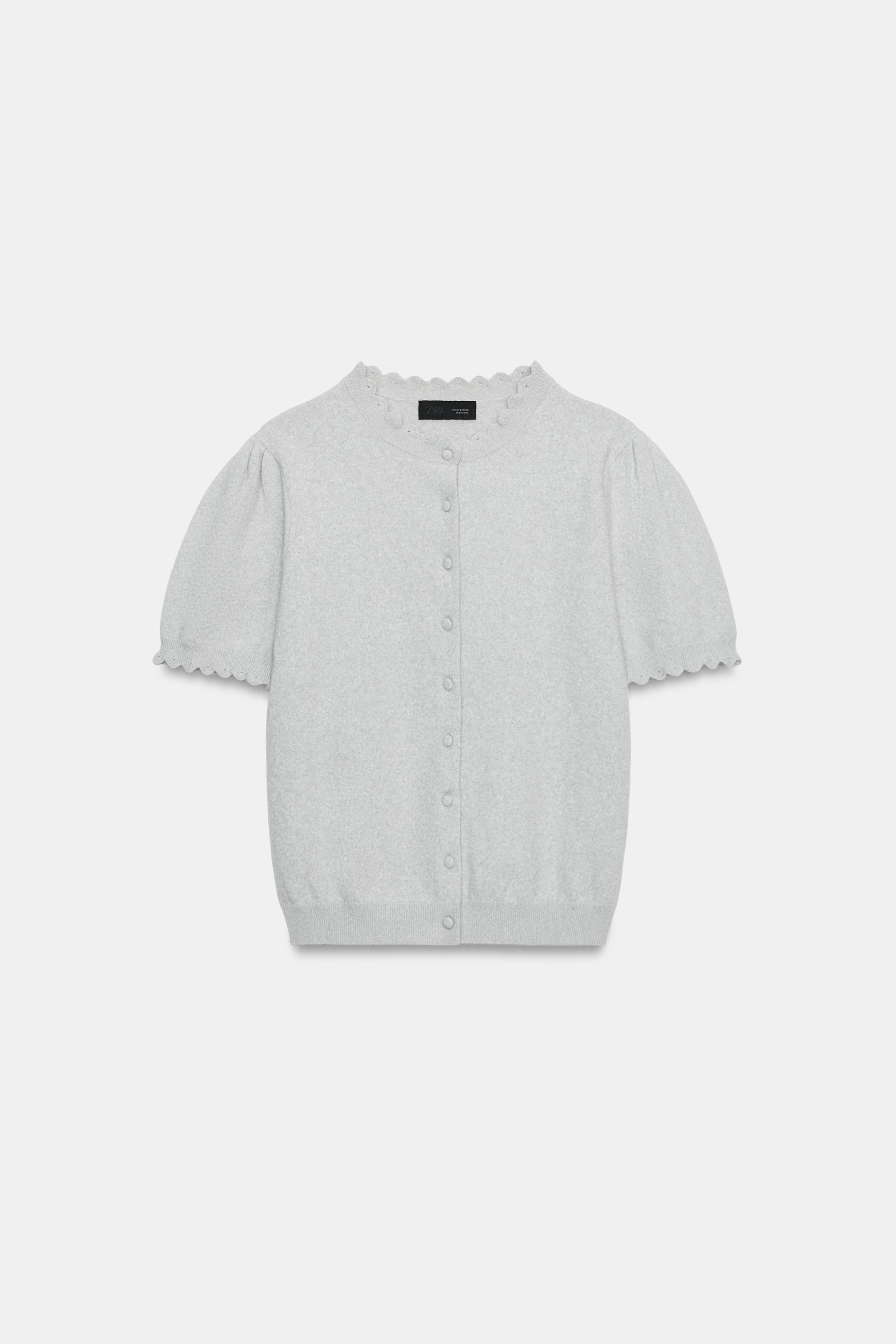 SHORT-SLEEVE CARDINGAN - thumbnail 10