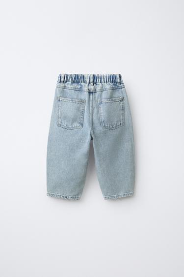 BALLON OVERDYED JEANS - Light blue by Zara