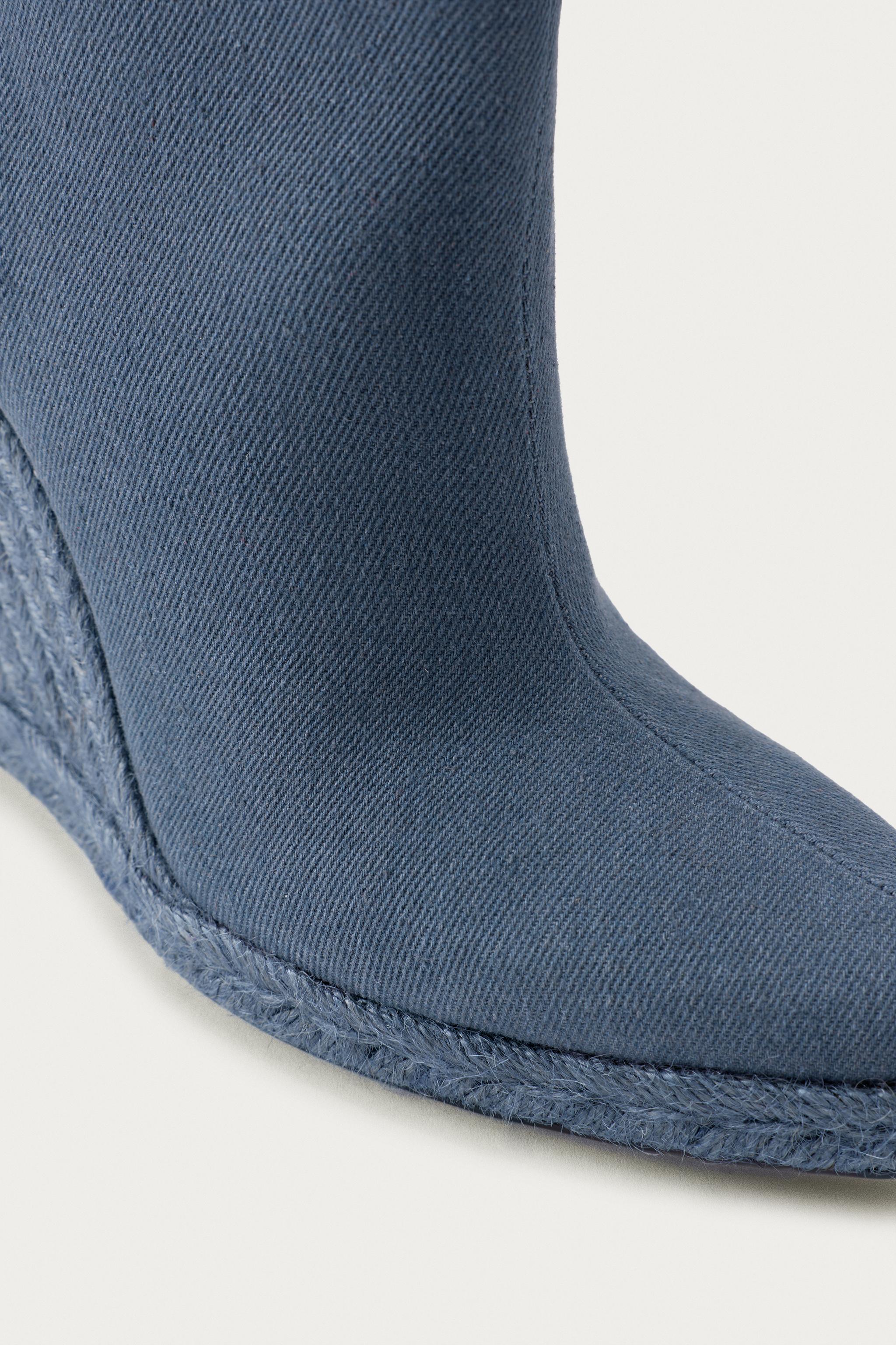Женские ботинки Zara MARISA BERENSON X ZARA WEDGE BOOTS — фото 6