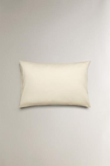 SATEEN PILLOWCASE (1000 THREAD COUNT) - Cream by Zara - Image 2