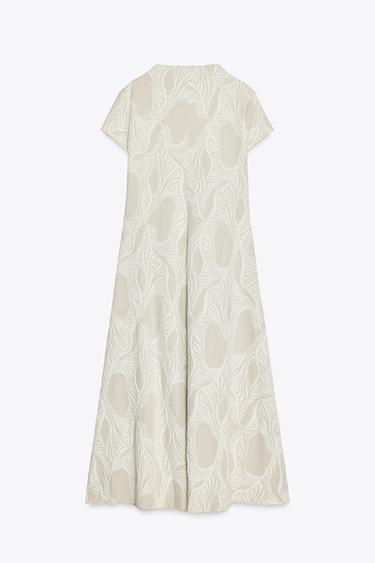 ROBE À TEXTURE - Écru / Beige de Zara - Image 5