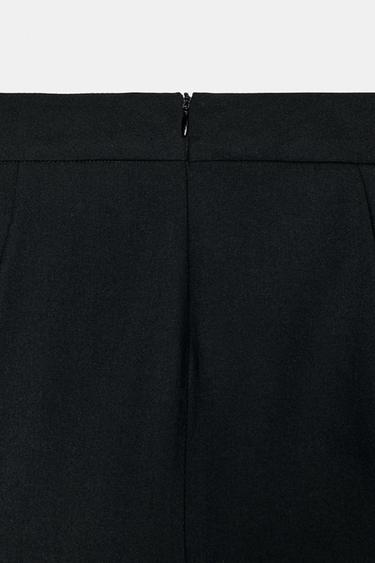 JUPE À POCHES DRAPÉES ZW COLLECTION - Noir de Zara - Image 7