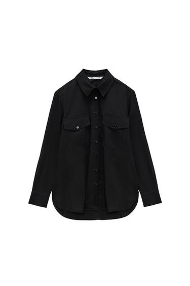 FLOWY SHIRT WITH POCKETS