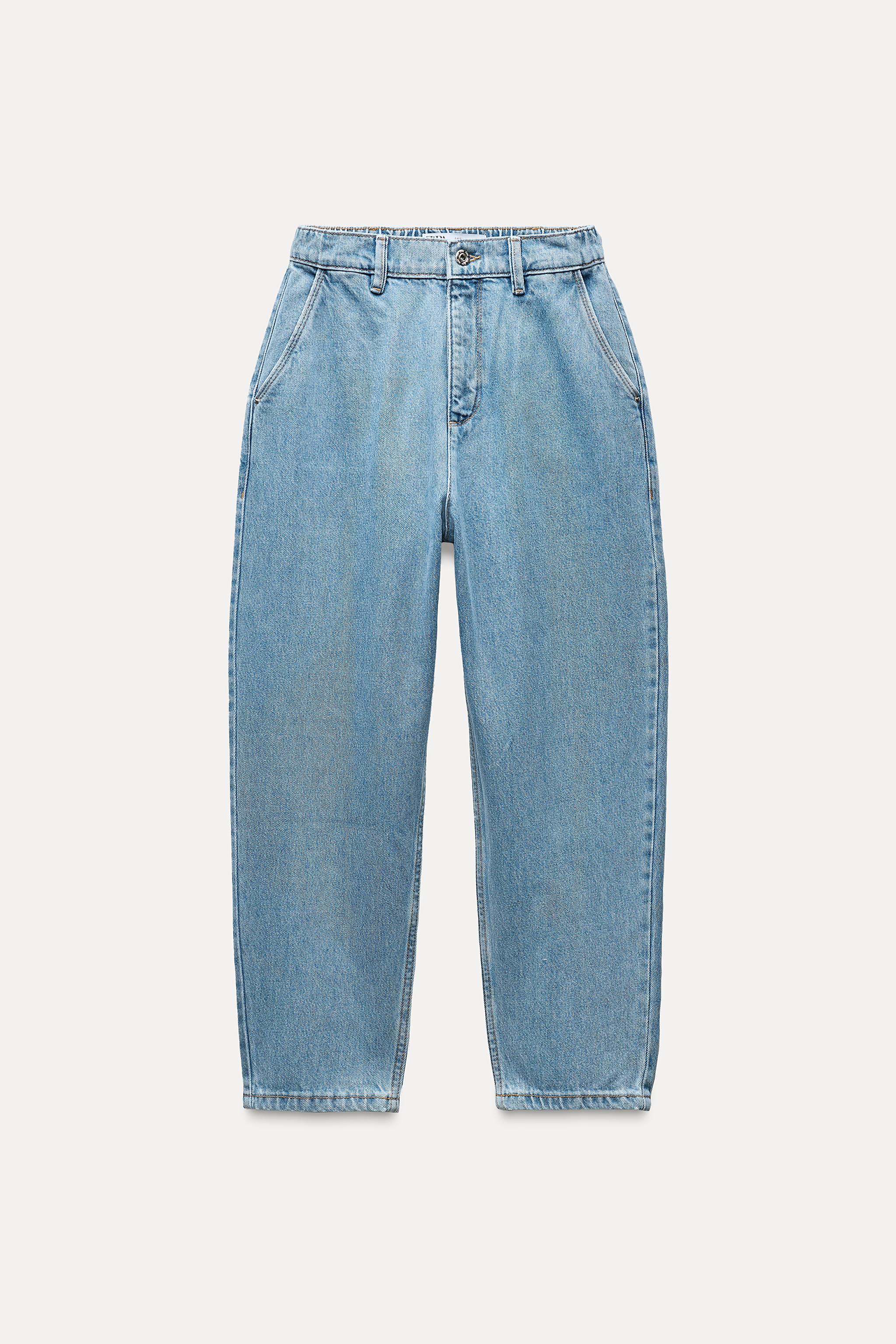 Z1975 MID-RISE CARROT JEANS Blue ZARA South Africa