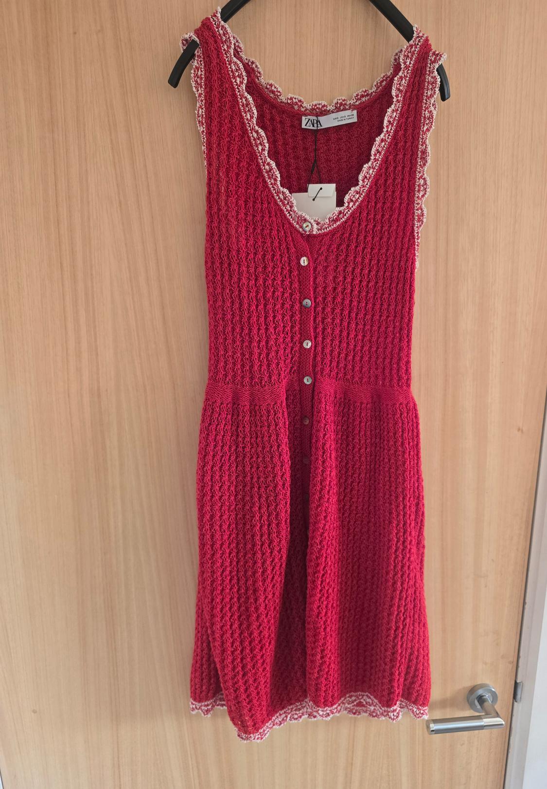 POINTELLE KNIT MINI DRESS