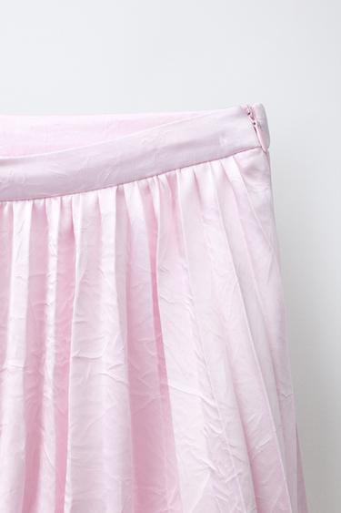 PLEATED SKIRT - Pastel pink by Zara - Image 2