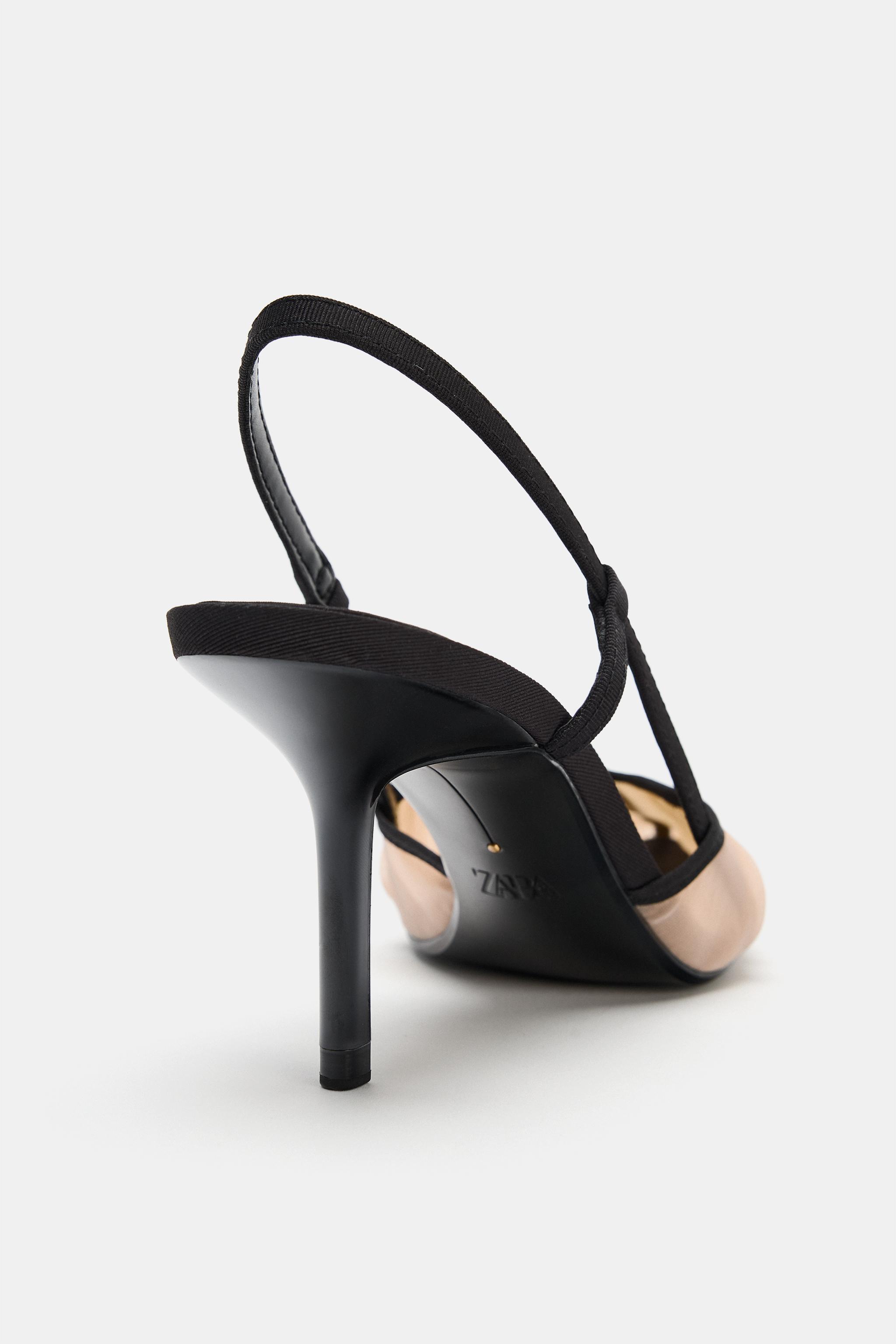 Женские туфли Zara MESH HEELS — фото 5