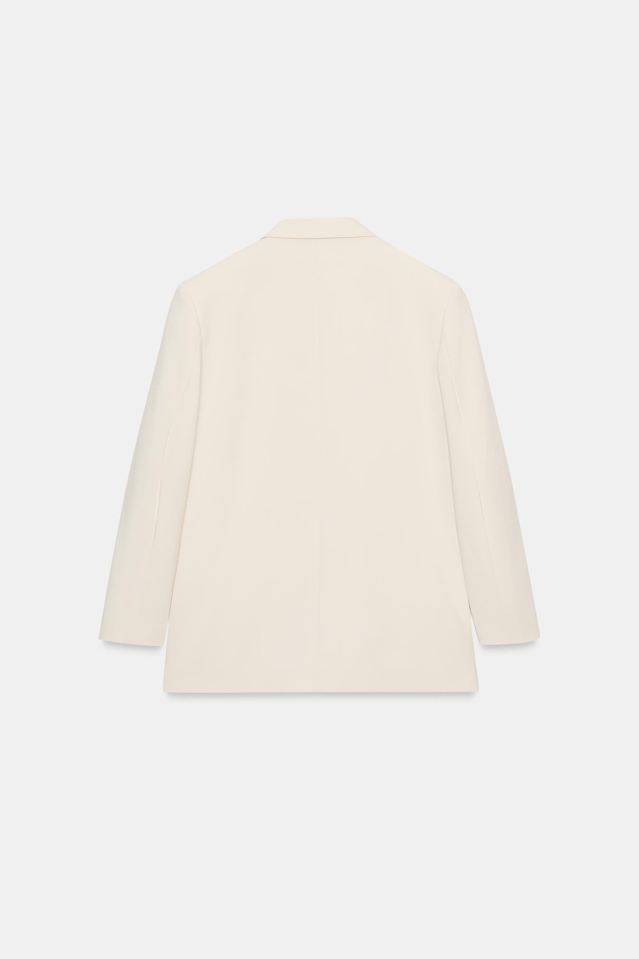 VESTE OVERSIZE À BOUTONNAGE CROIS