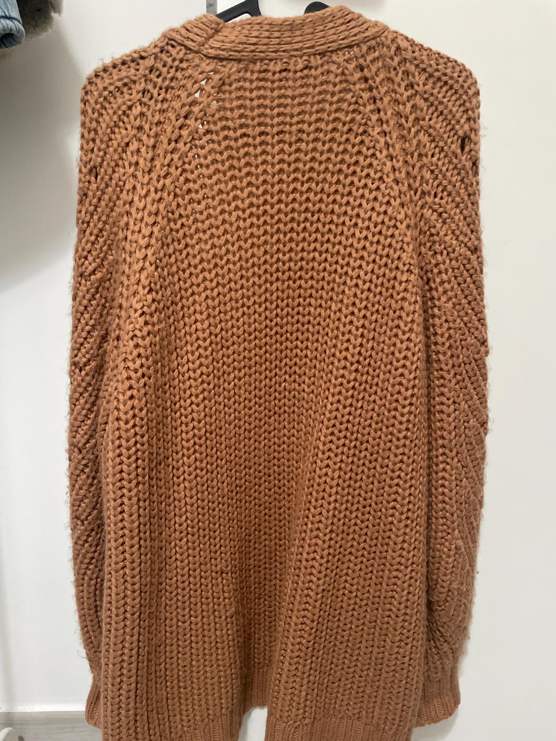 LONG OPEN-KNIT CARDIGAN - Image 5