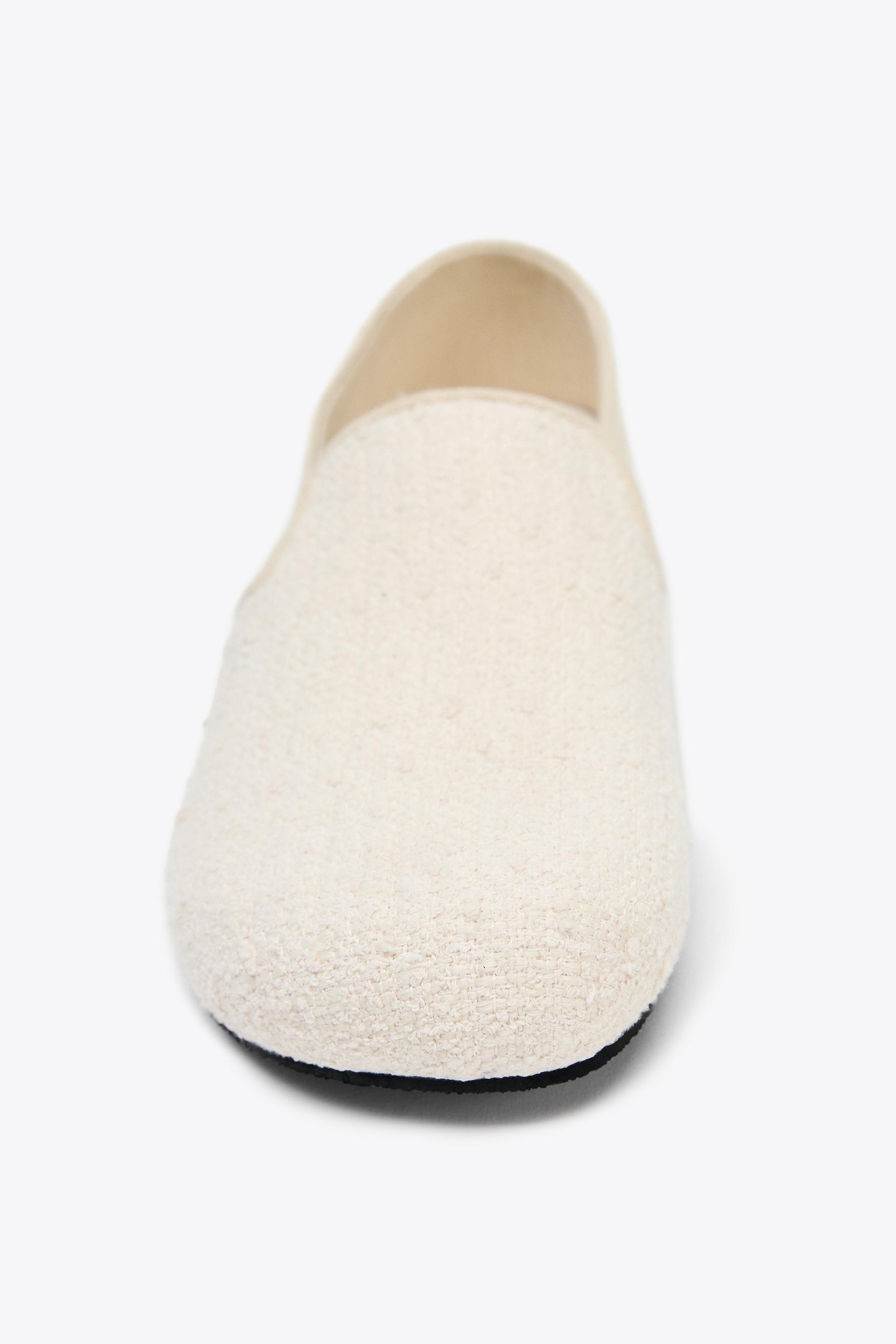 FABRIC SHOES X FANGLU LIN - Ecru White | ZARA Spain