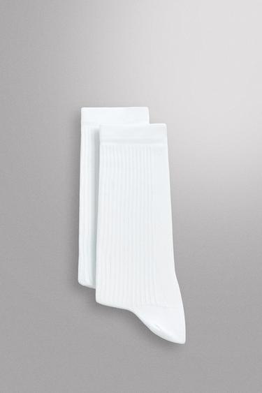 2-PACK OF TECHNICAL TRAINING SOCKS - White by Zara