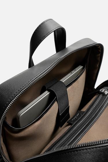 TEXTURE BACKPACK - Black by Zara - Image 3