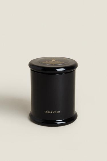 (350 G) CEDAR WOOD SCENTED CANDLE — Sky blue 2