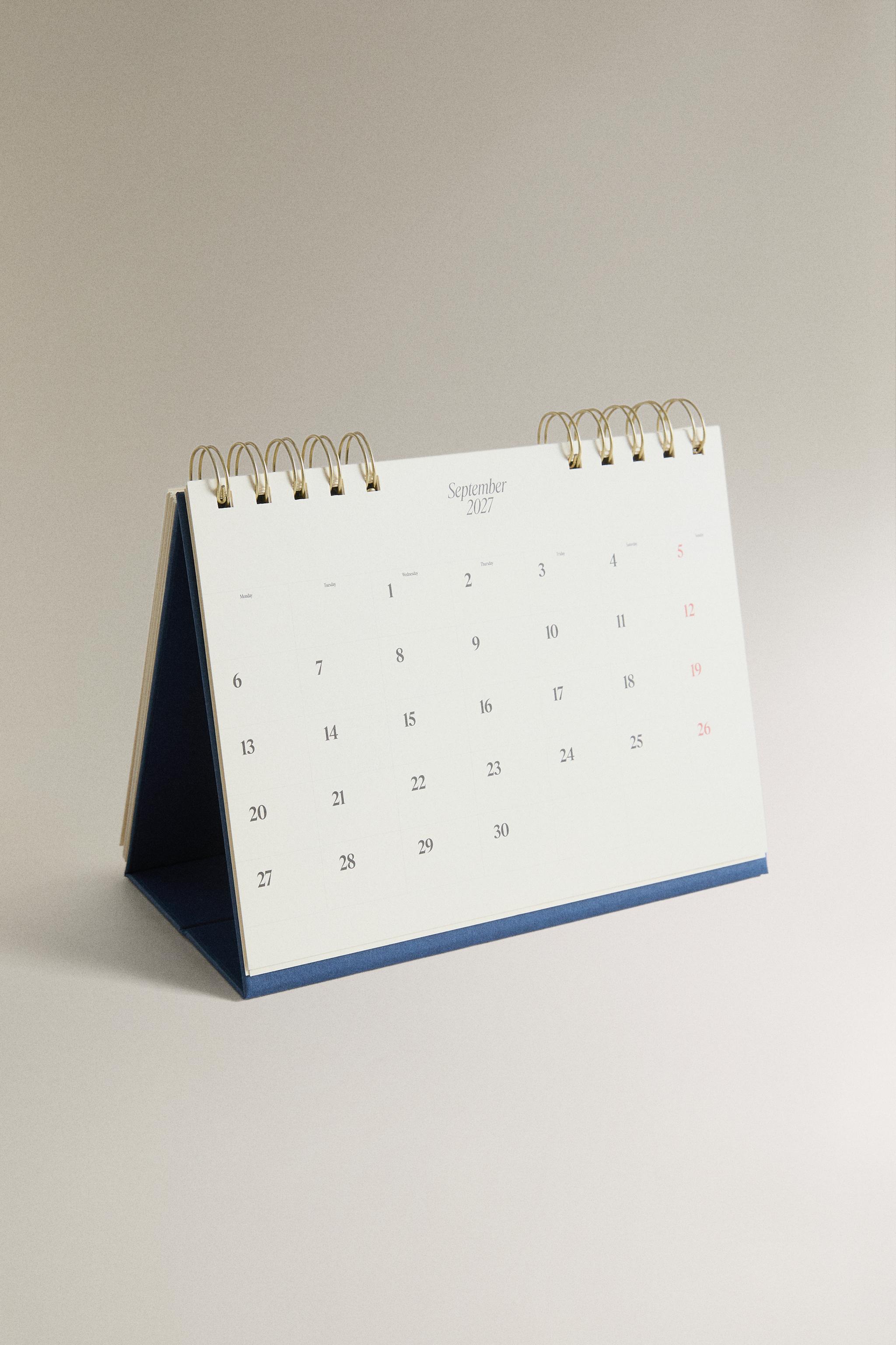SPIRAL DESK CALENDAR