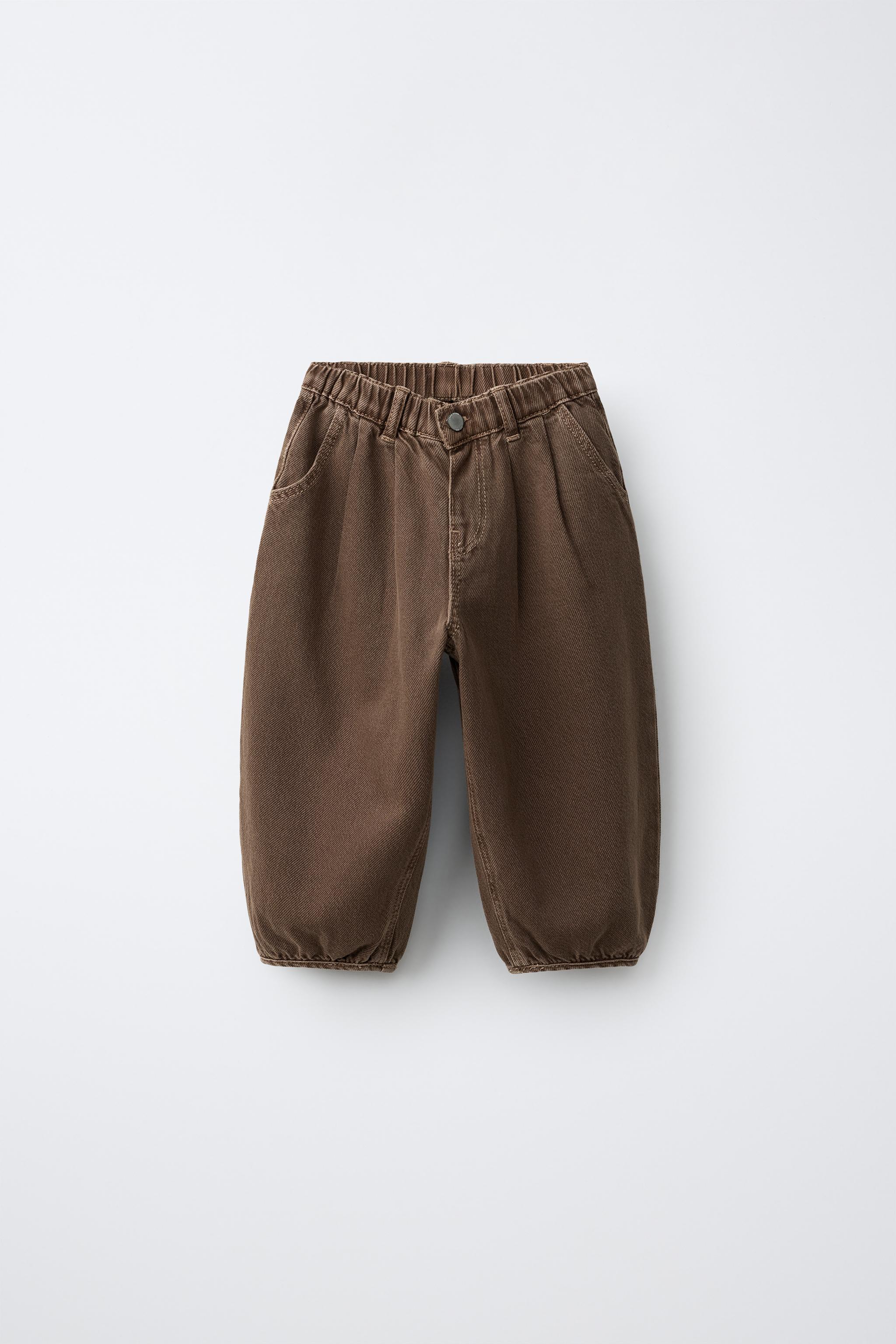 PLEATED BALLOON JEANS